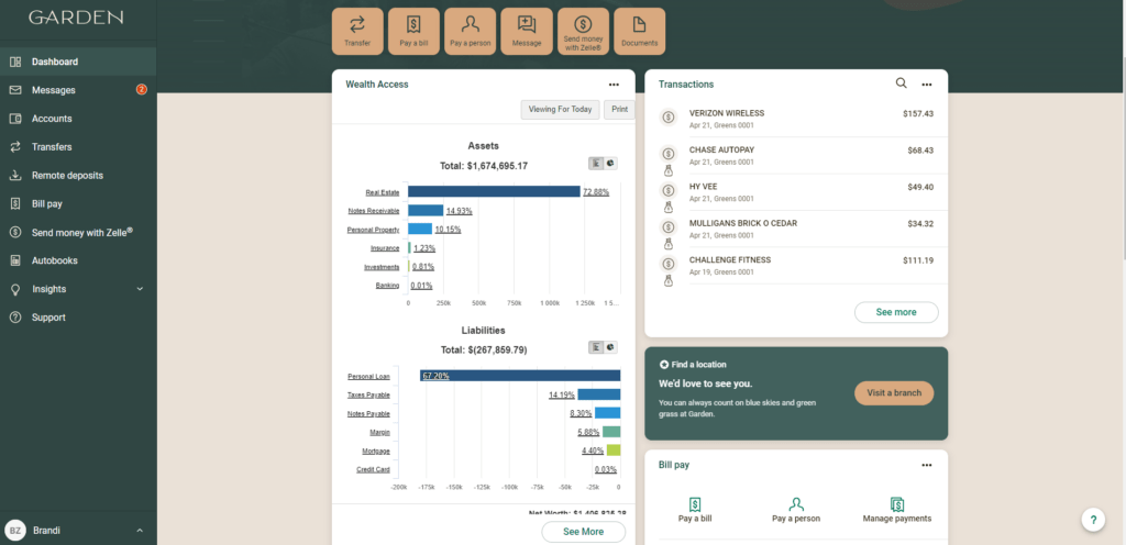 Banno Integration screenshot